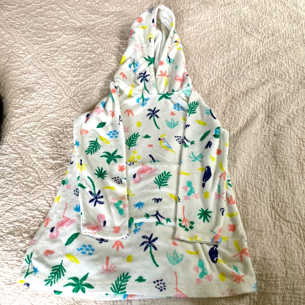 Terry beach tunic